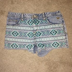 Girl’s Justice Size 14 1/2 Light Wash Jean Shorts